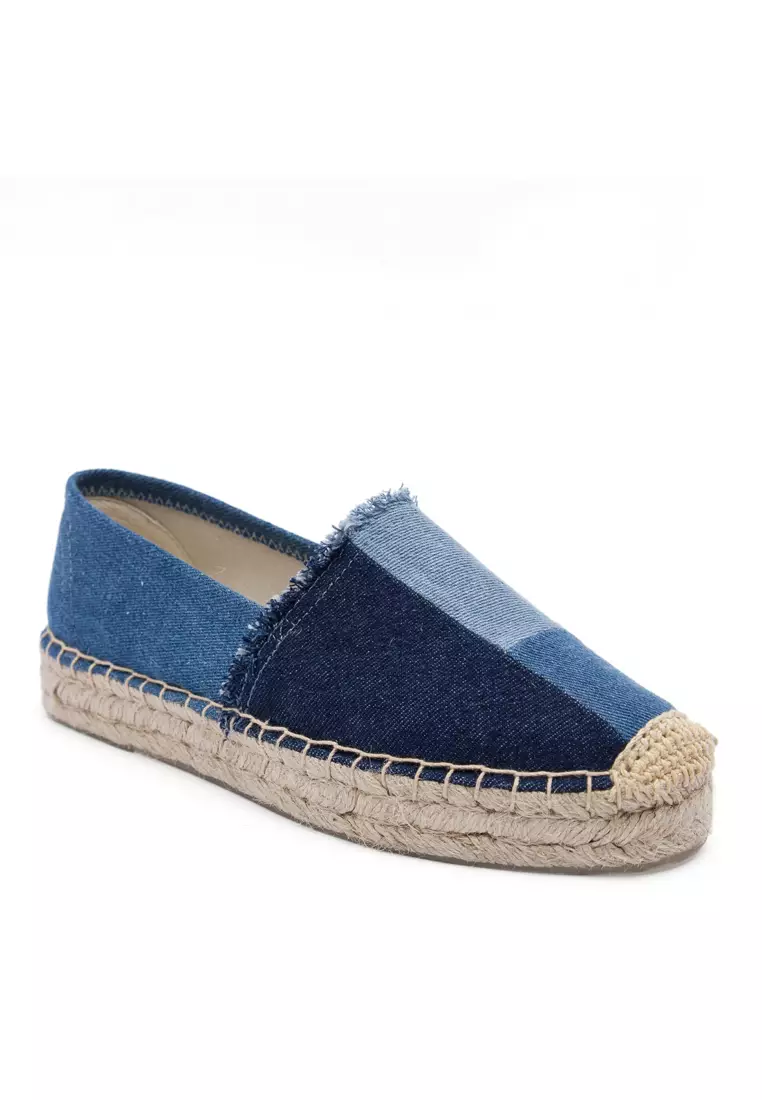 Color Matching Denim Espadrilles HB1111