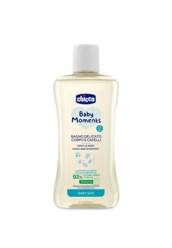 Chicco white (Baby Skin) Chicco Baby Moments Gentle Body and Shampoo - 200ml D3D44ES311AA09GS_1