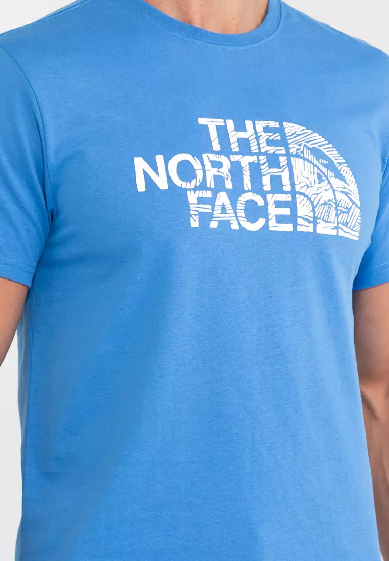 The north face t cheap shirt grey