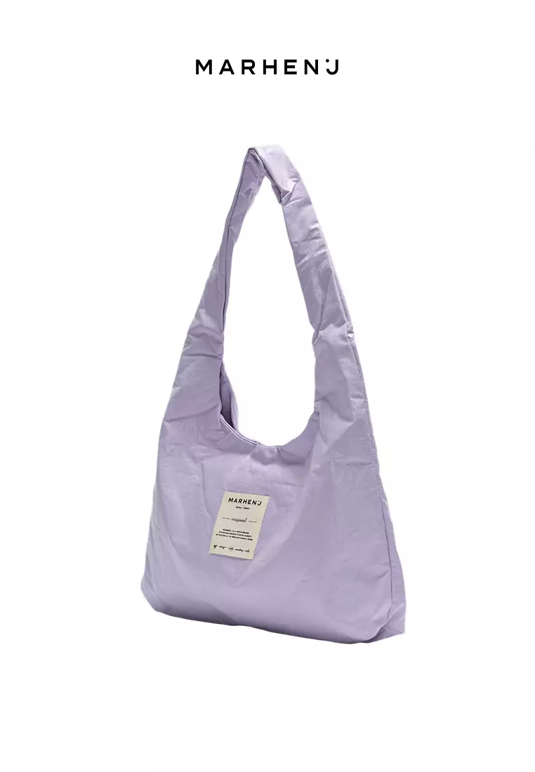 DEWY Nylon Shoulder Bag Lavender