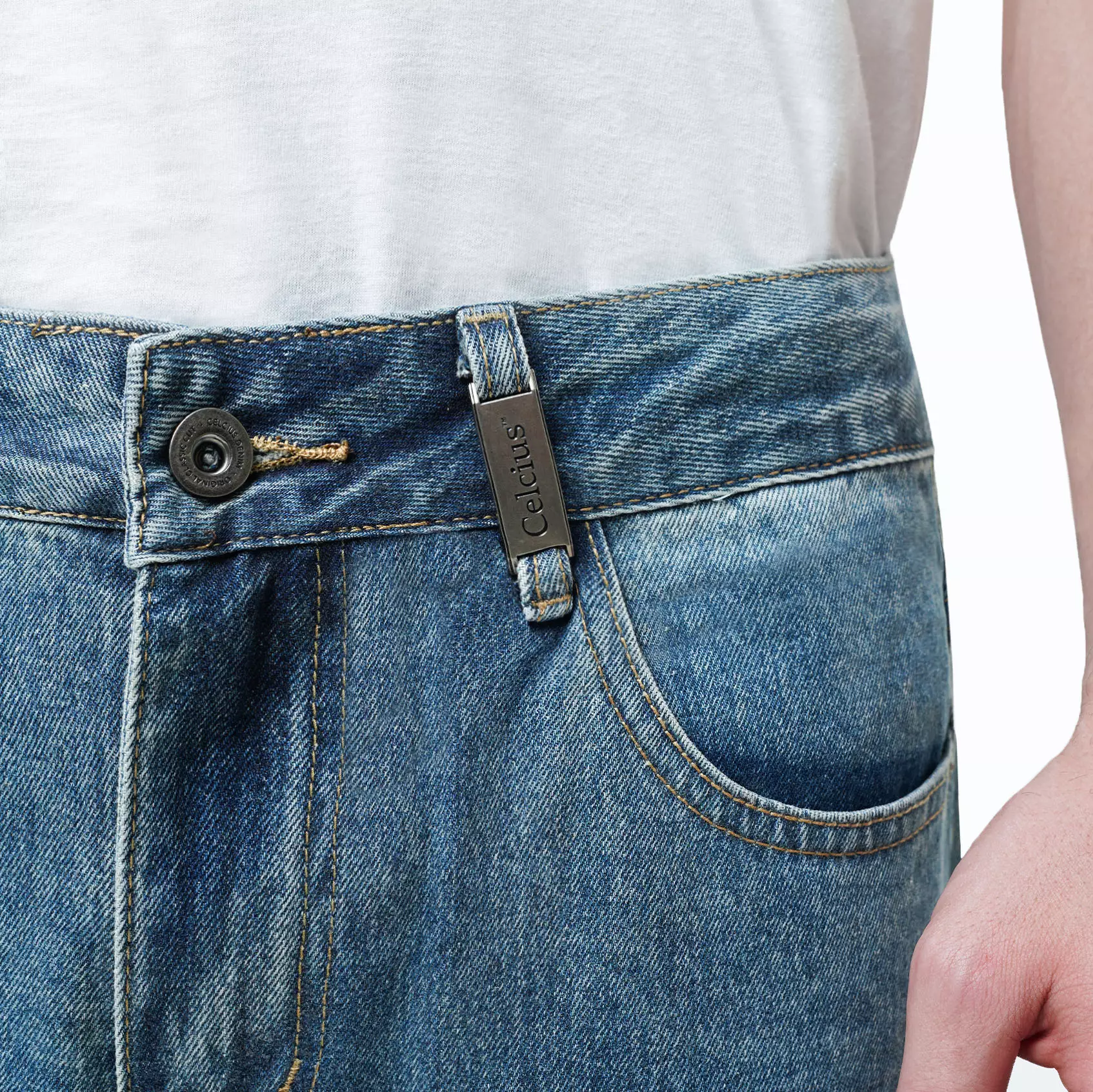 CELCIUS Celana Denim Reguler Fit  I31000427C Biru