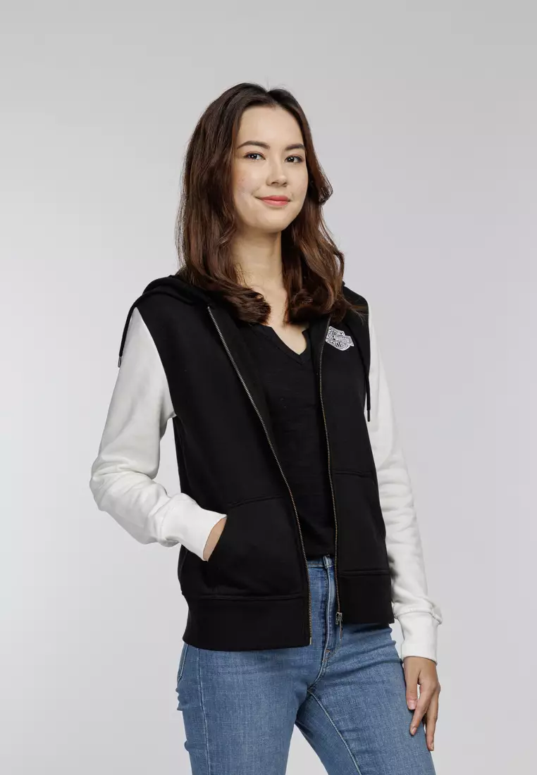 Harley-Davidson Special Colorblock Racer Font Hoodie