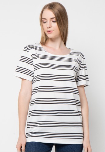 Oversized 4 Stripe T Shirt