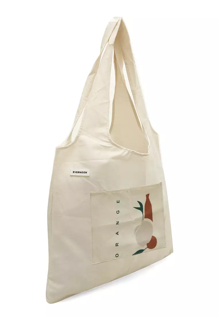 Jesika ToteBag Motif Grafik Made of High Quality Material - Orange