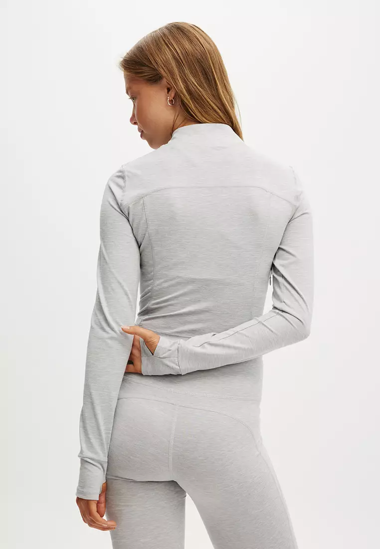 Ultra Soft Contour Long Sleeve Zip Through
