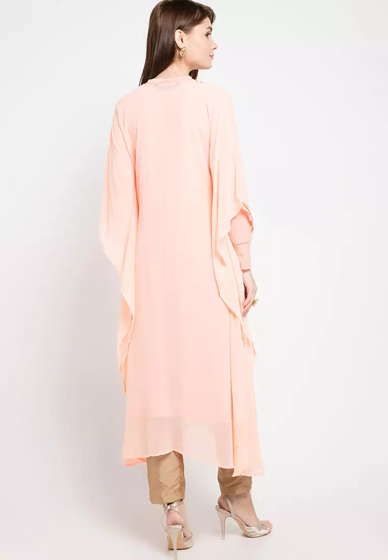 Chanira Festive Sherly Kaftan - Peach