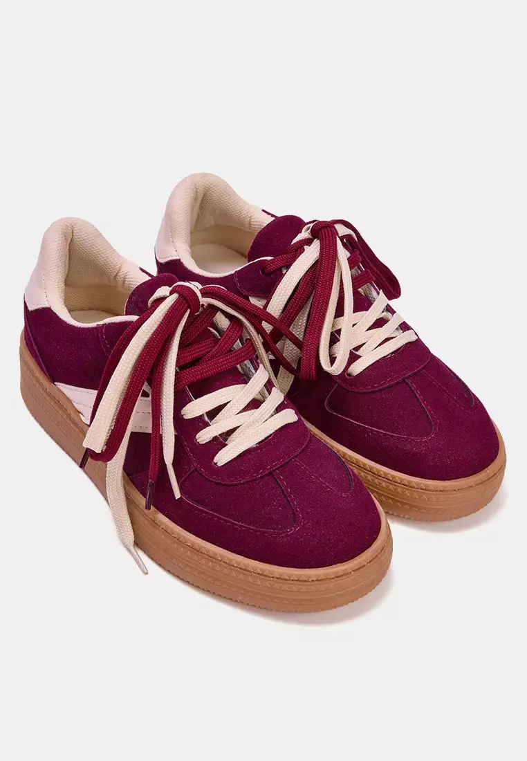 Retro Double Lace-Up Sneakers
