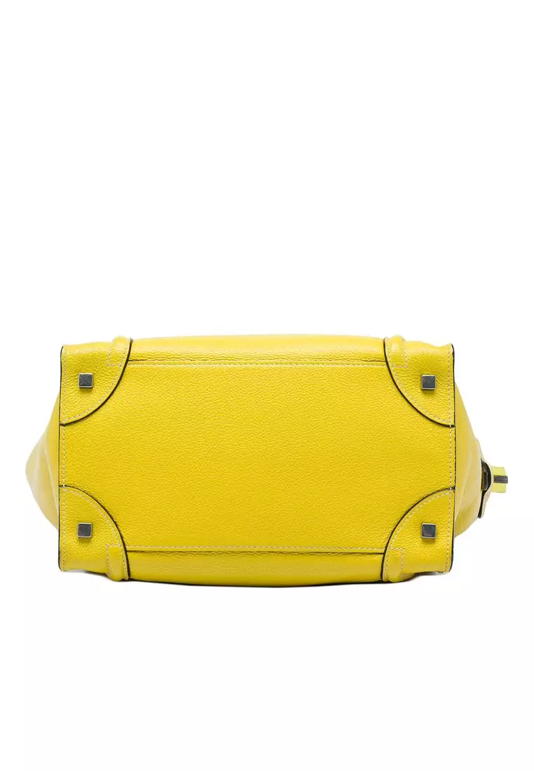 Pre-Loved Celine Mini Calfskin Luggage Tote