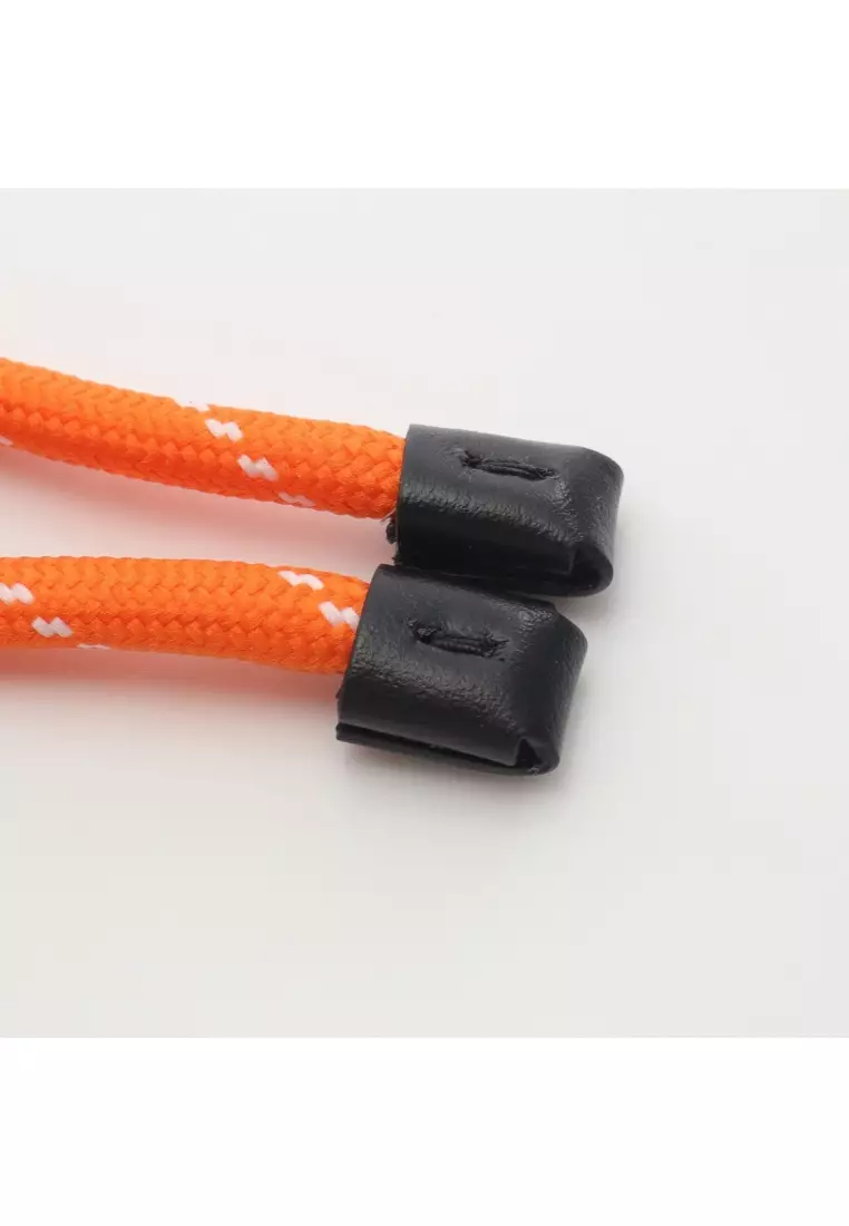 Pre-Loved MIU MIU coat bracelet GP (gold plated) fabric gold orange white