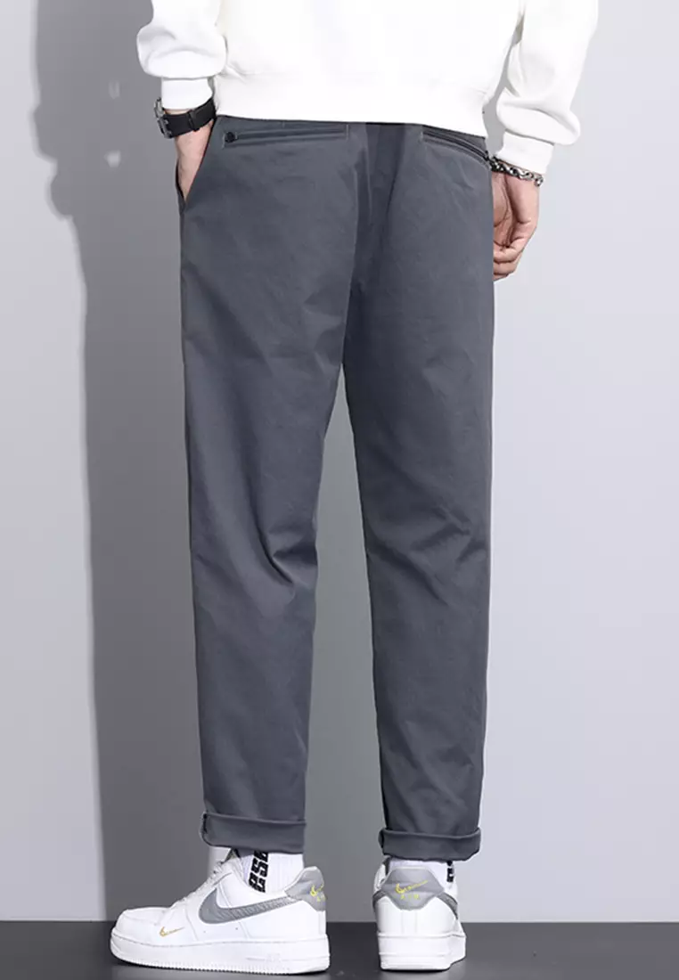 Tapered Mid Waist Suit Pants AY-L9875