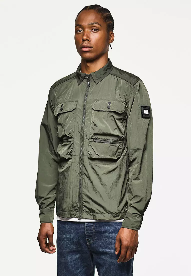 MENS BLACK FOREST SHIELDS DOUBLE CHEST POCKET OVERSHIRT