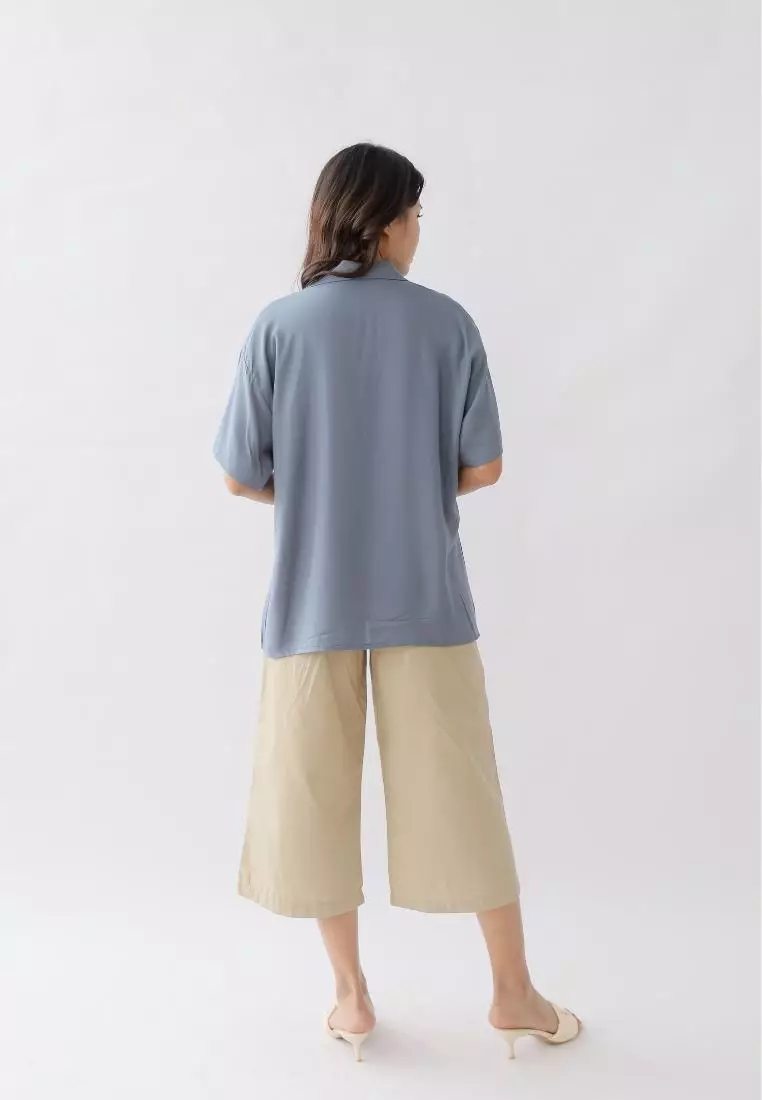 Sans Blouse Slate Grey