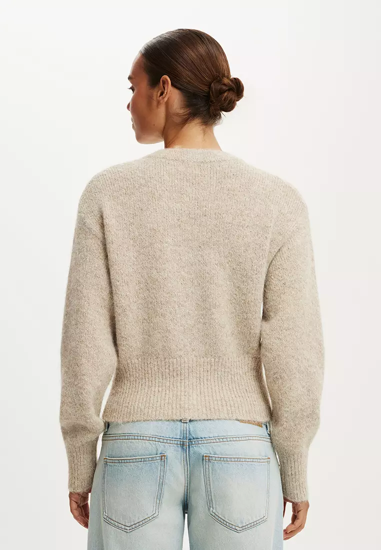 Luxe Dreamy Crew Cardigan