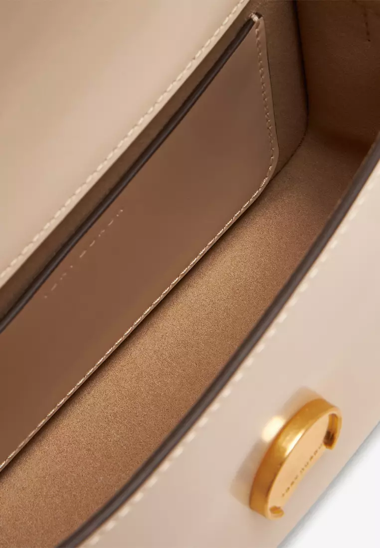 Small Robinson Spazzolato Top-Handle Bag Light Cream 153233