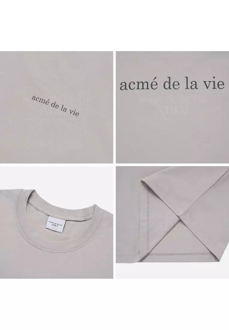 Tシャツ・カットソー ACME DE LA VIE NEW SYMBOL BIO WASHING SHORT SLEEVE T 4BUK107 Acmé De La Vie - New Symbol Bio Washing Short Sleeve T-Shirt