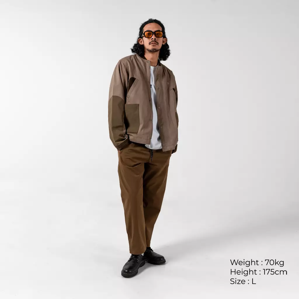 Orion Slim Fit Pants Celana Panjang Slim Praktis - Cokelat