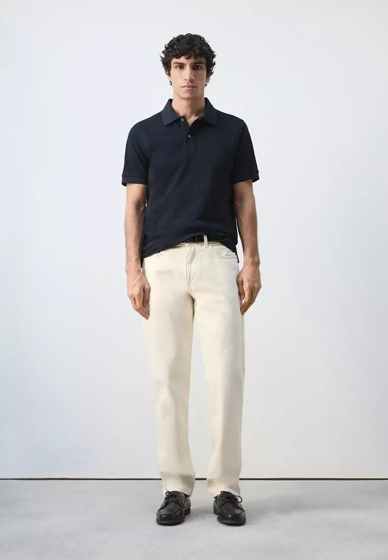 Regular-Fit Cotton Piqué Polo Shirt