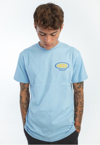 Deus Ex Machina blue Topanga Recycled Tee 215D7AA3D519E5GS_1