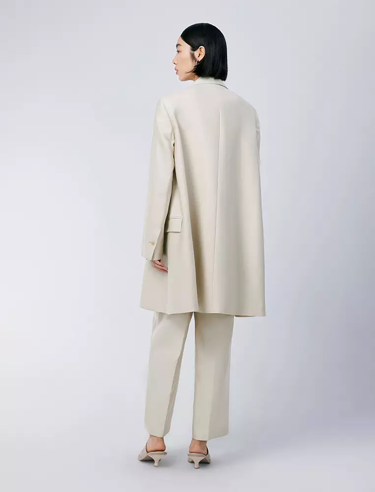 宽松通勤中长款风衣