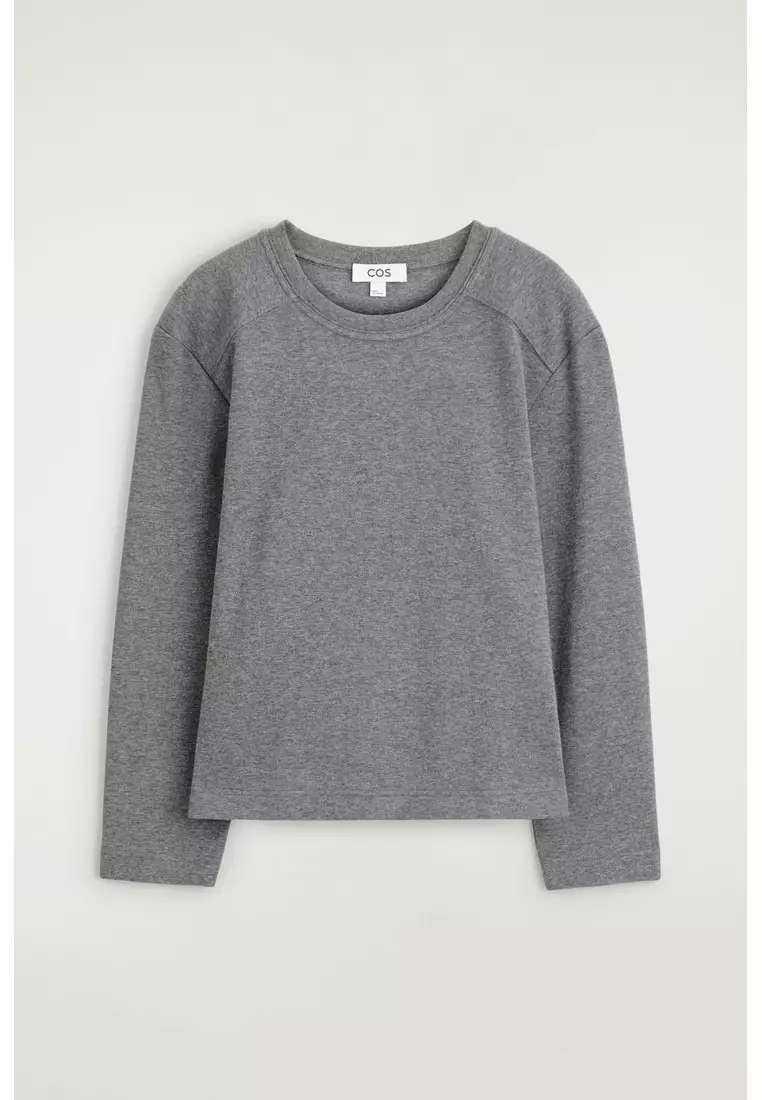 COTTON LONG-SLEEVED TOP