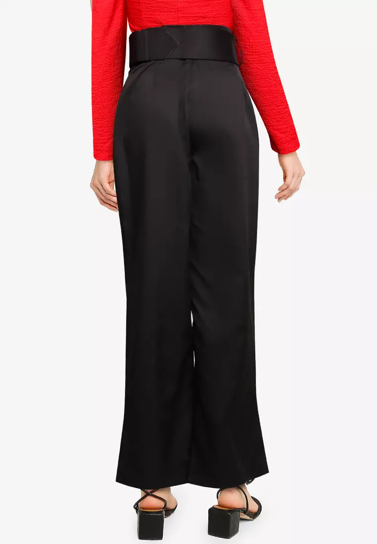Petite High Waisted Wide Leg Pants in 2024