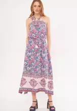 Buy ARMONIKA Floral Belted Maxi Dress 2025 Online | ZALORA