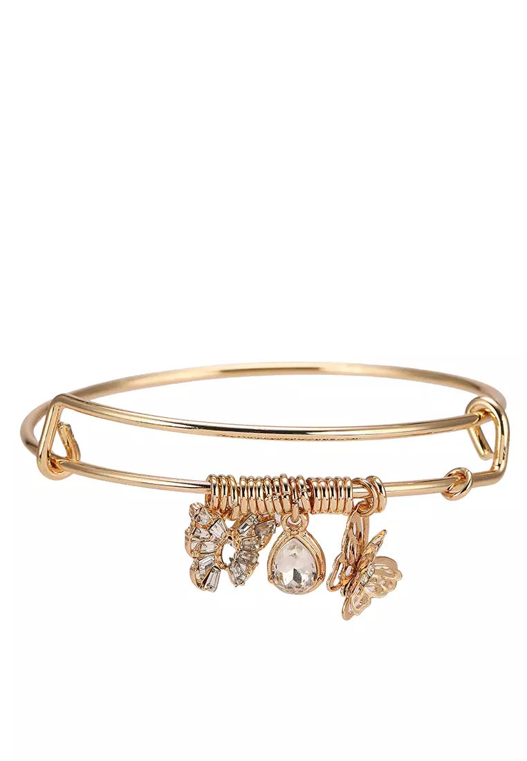 Charm bangle hot sale bracelet set