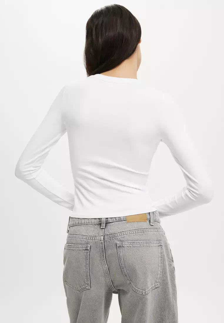 All Day Crew Long Sleeves Top