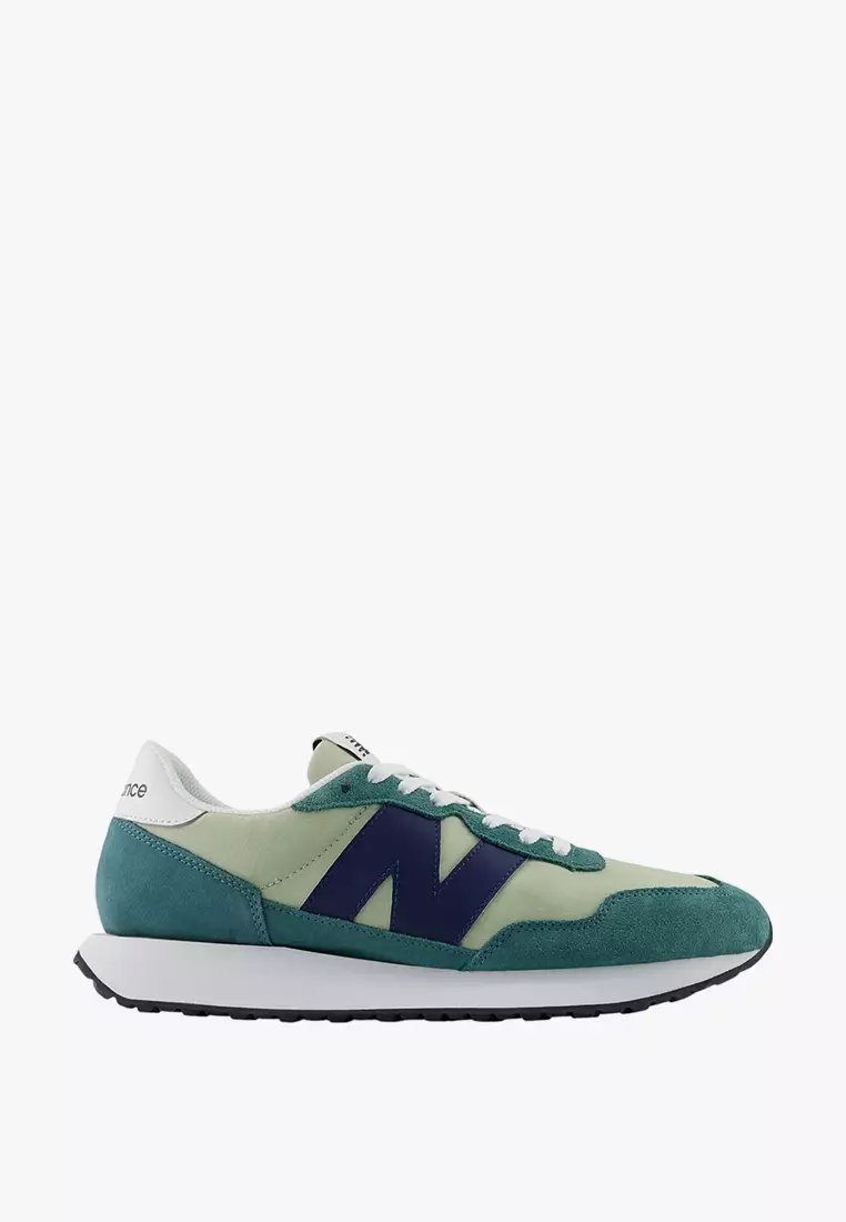 Discount on New Balance  shoes - SKU: 237 Men's Sneakers Shoes - Green/Navy