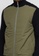 CK CALVIN KLEIN black Merino Wool Recycled Polyester Mock Zip-Up - Ribbed Sleeves 828C3AAA8DC2DCGS_3