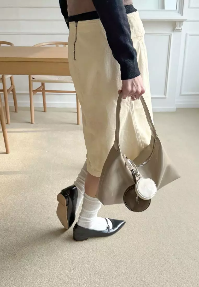 Monet Bag Pull-Up Taupe