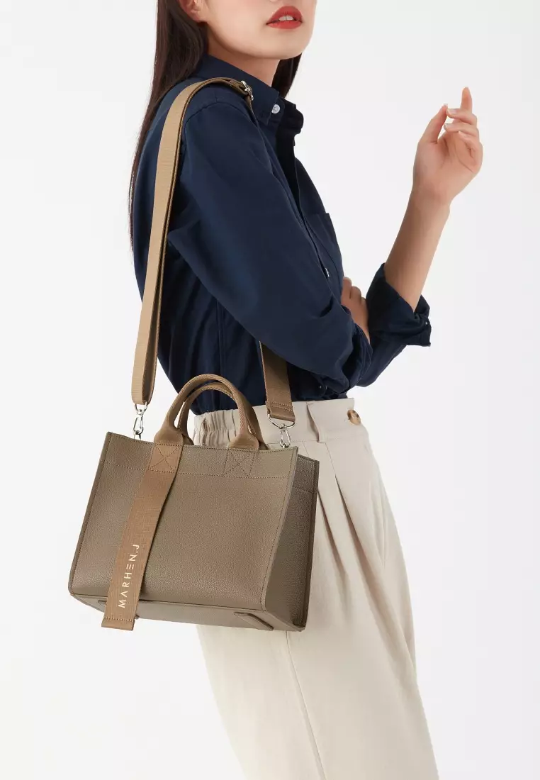 CINDY Vegan Leather Crossbody Bag Taupe