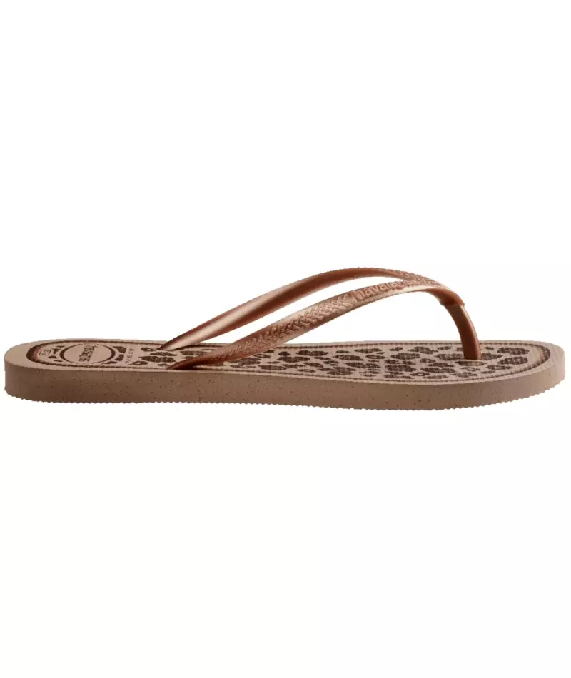 [ONLINE EXCLUSIVE] Havaianas 5282 Slim Animals Rose Gold - Sandal Wanita