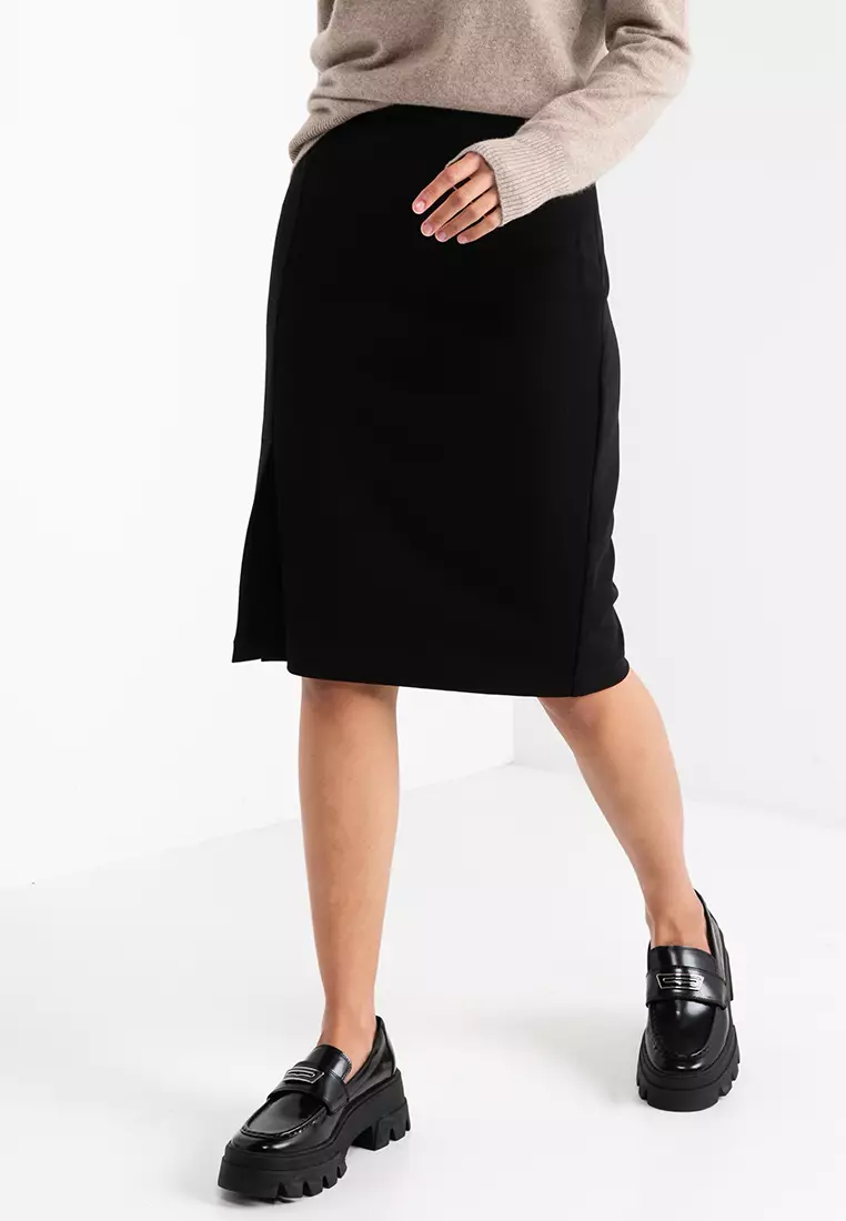 Buy ck Calvin Klein Polyester Crepe Skirt 2024 Online