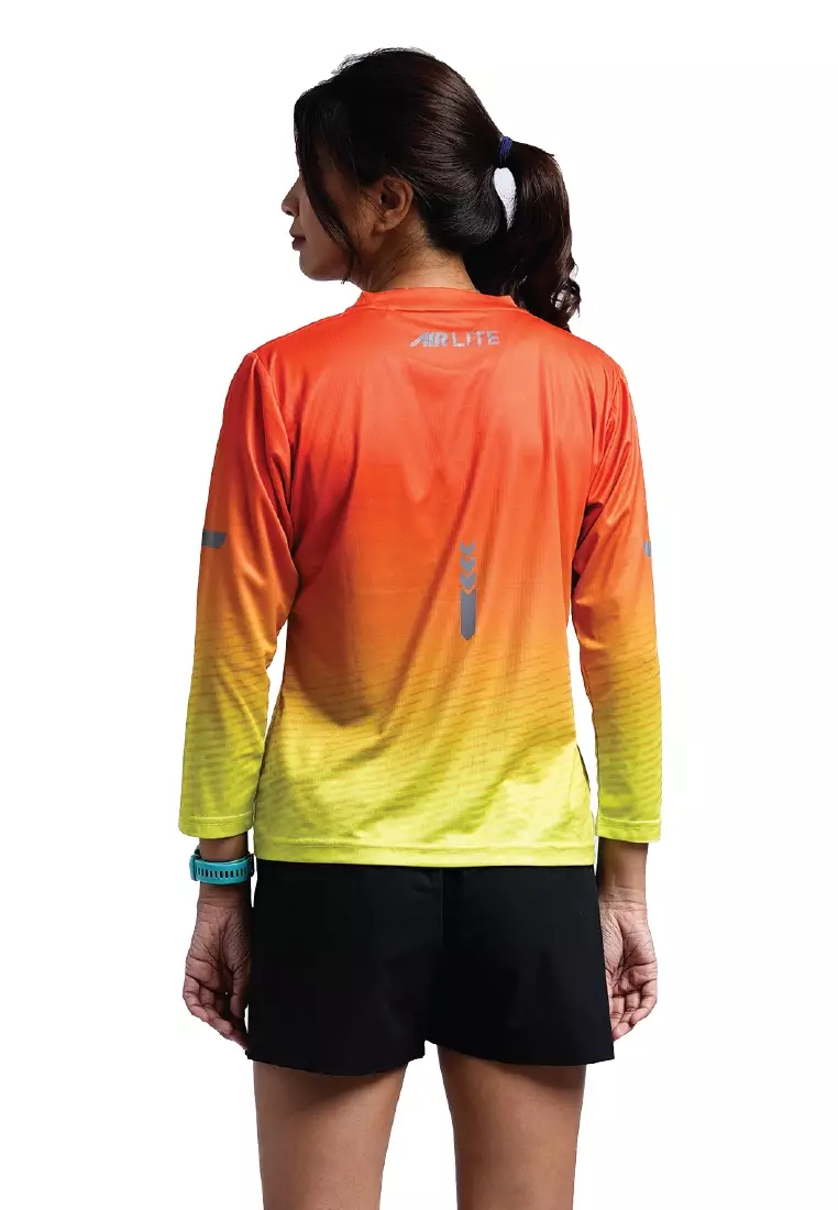 Tiento Baju Lari Ringan Jersey Running Anti UV Wanita Lengan Panjang Dry Fit Airlite