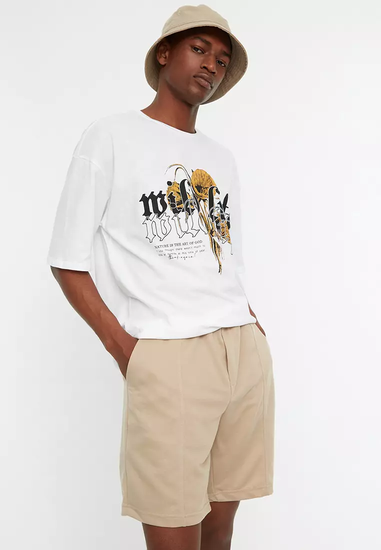 Regular Fit Panel Shorts