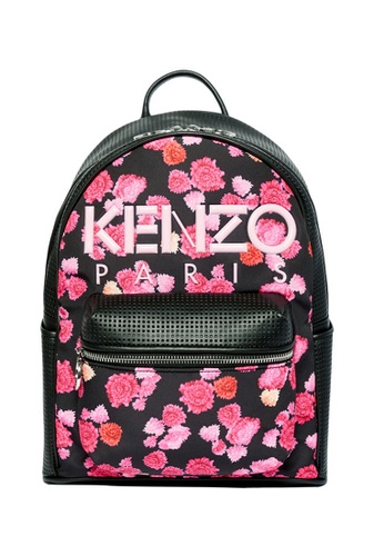 Begonia Pink Nylon Mini Backpack Prada