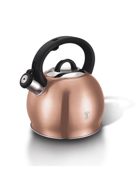 Berlinger Haus Berlingerhaus 3.0 L Stainless Steel Induction Whistling Kettle - Rose Gold | ZALORA Malaysia