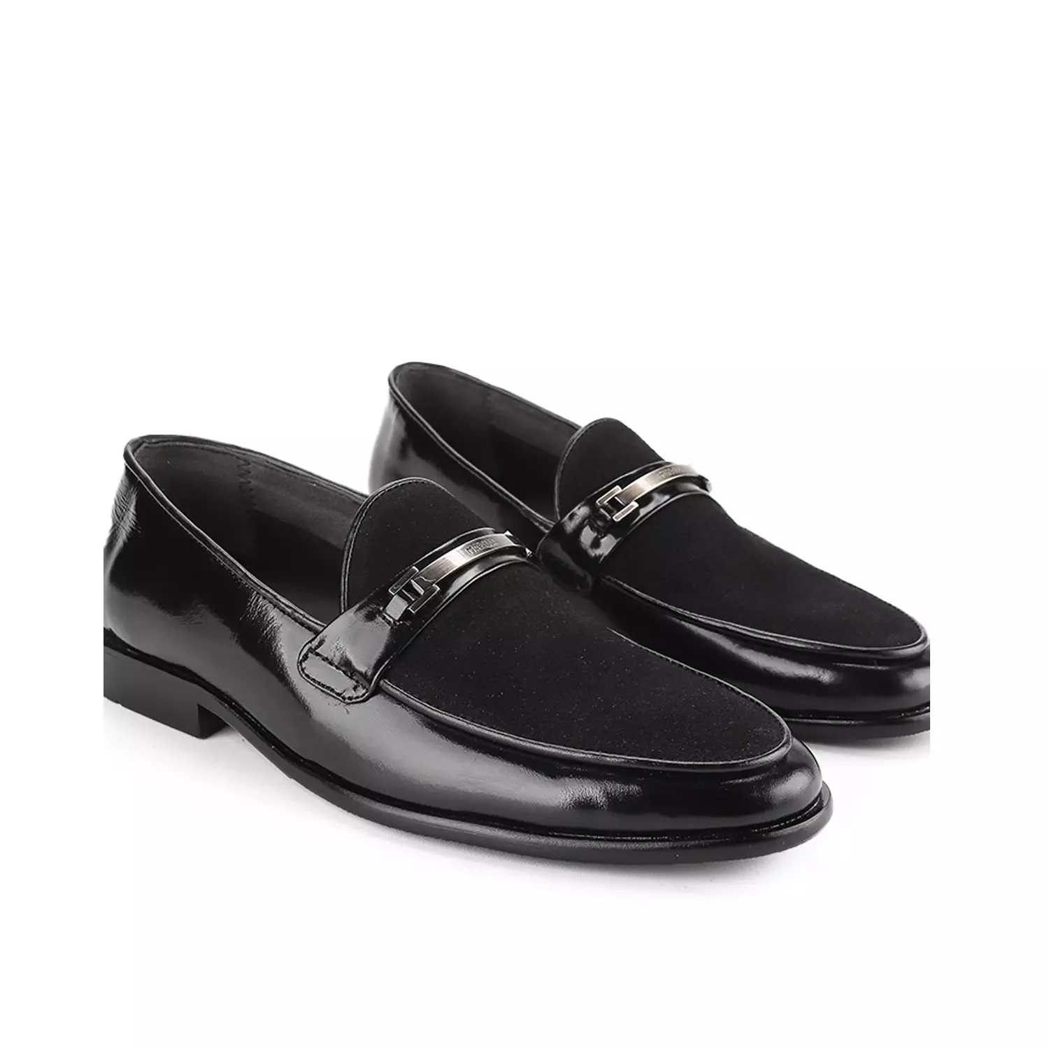 [ NEW] Luke Sepatu Pria Loafer semi Formal Casual Kulit Asli - Black