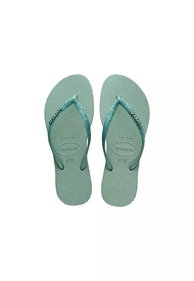Women Slim Sparkle II Flip Flops - Clay