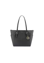 Buy MICHAEL KORS Charlotte Large Saffiano Leather Top-Zip Tote Bag