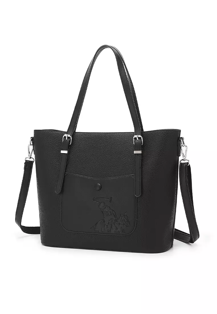 Ralph lauren sale black shoulder bag