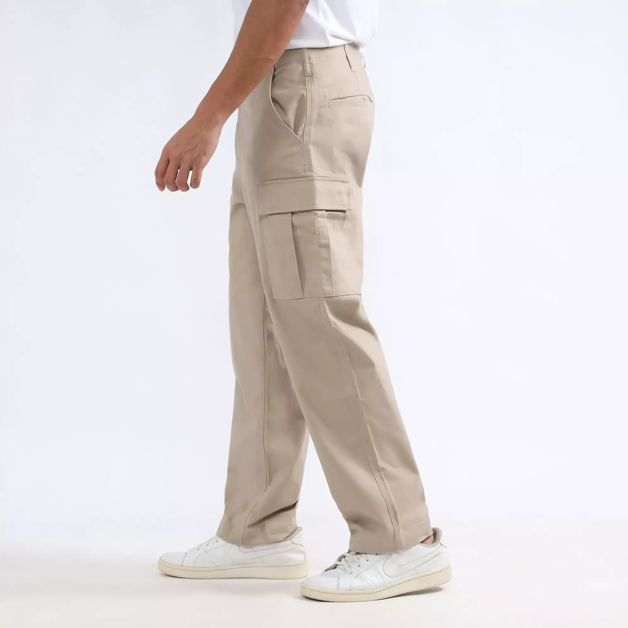LARUSSO - Portofino Cargo Long Pants - Light Khaki