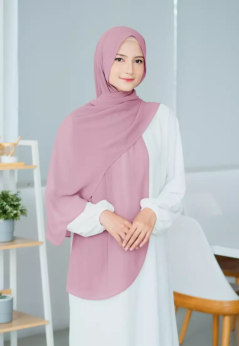 HIJAB INSTAN SAFFA - PURPLISH PINK