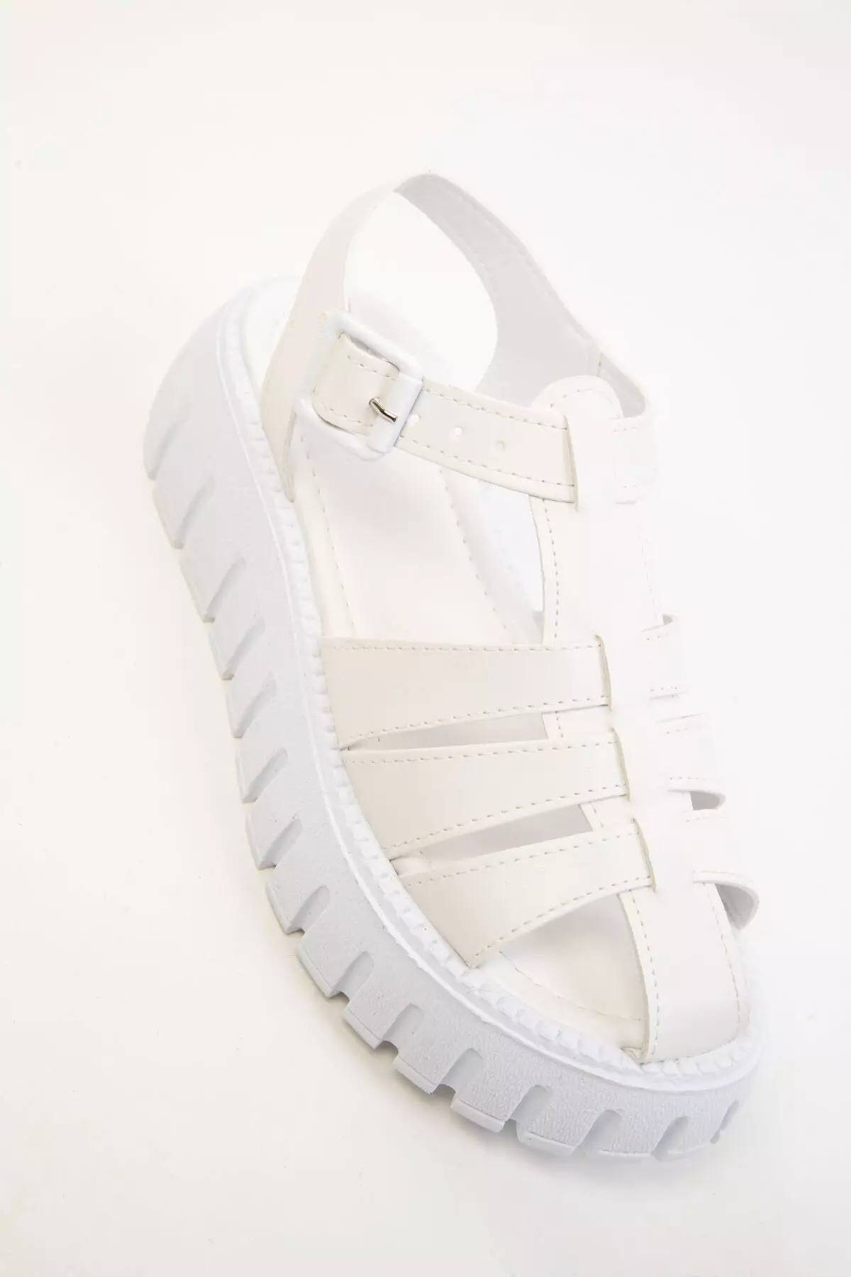 White Women's Sandals 17851