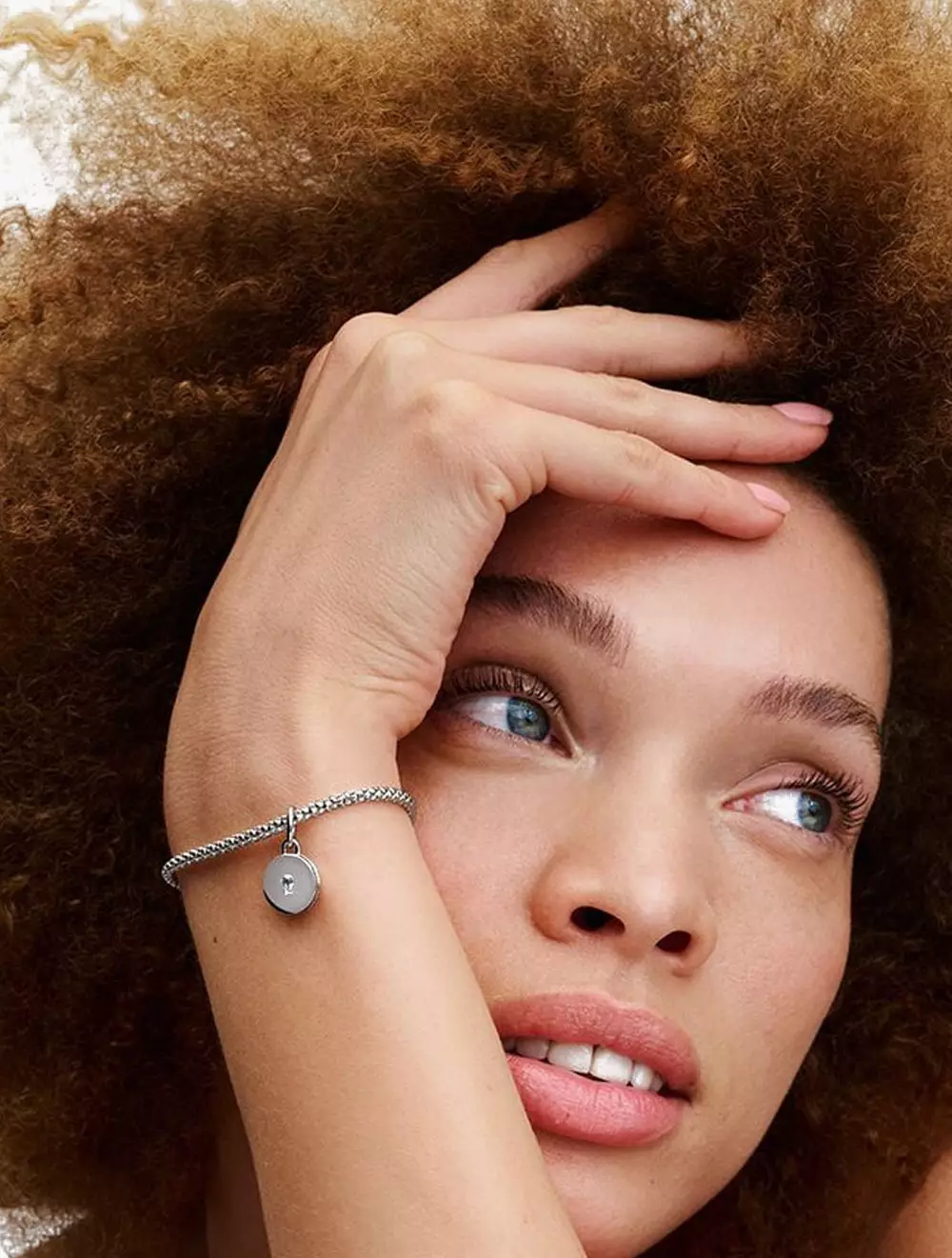 Key hole engravable locket sterling silver dangle with clear cubic zirconia