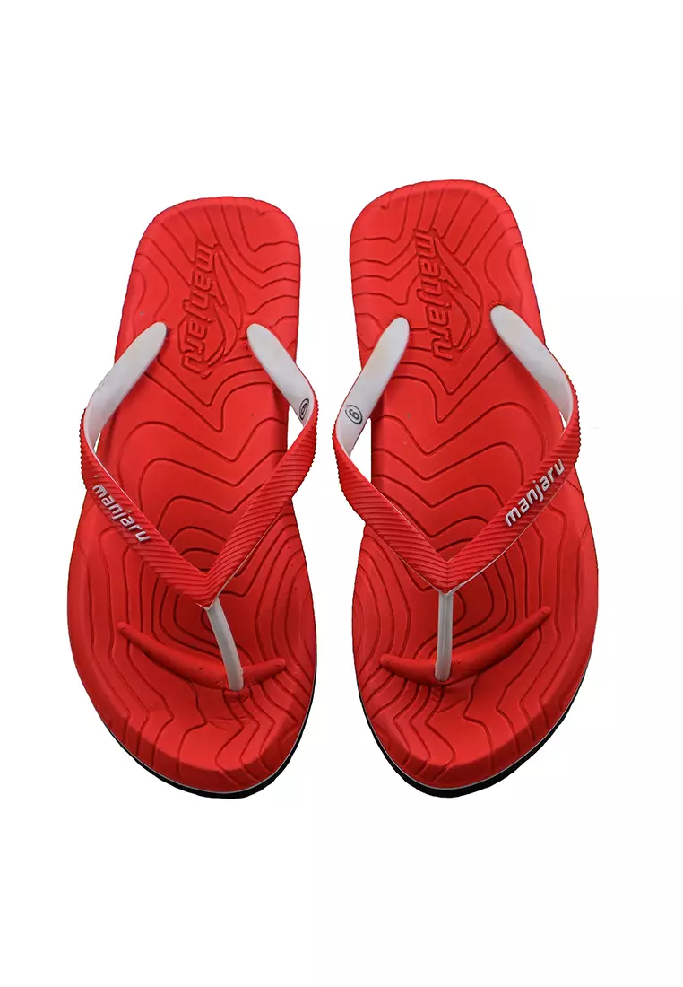 Red flip hot sale flops ladies