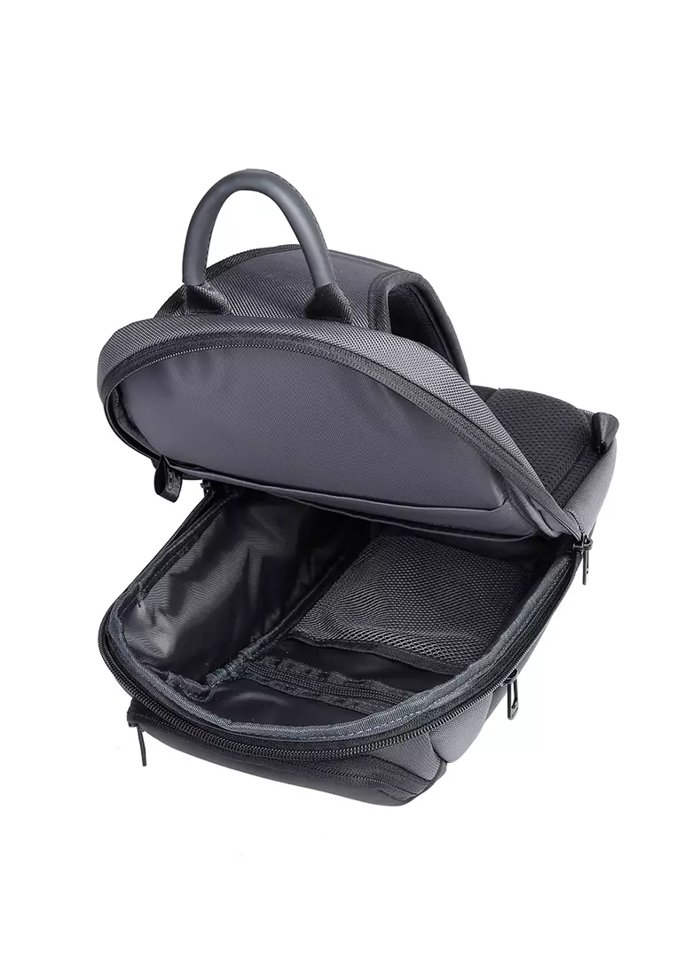 Bange Titan Water Resistant Men Sling Bag with Multi Compartment and fits 11inch iPad