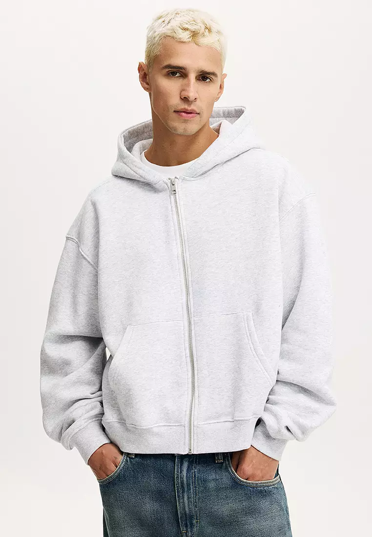 Buy Cotton On Cropped Zip Up Hoodie 2026 Online | ZALORA