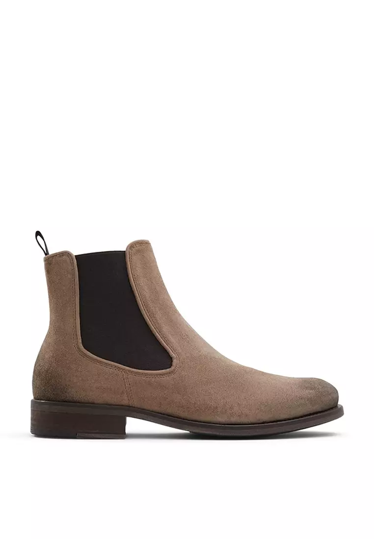 Aldo grey chelsea best sale boots